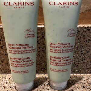 Clarins 2 Purifying Gentle Foaming Cleansers!! Sealed!